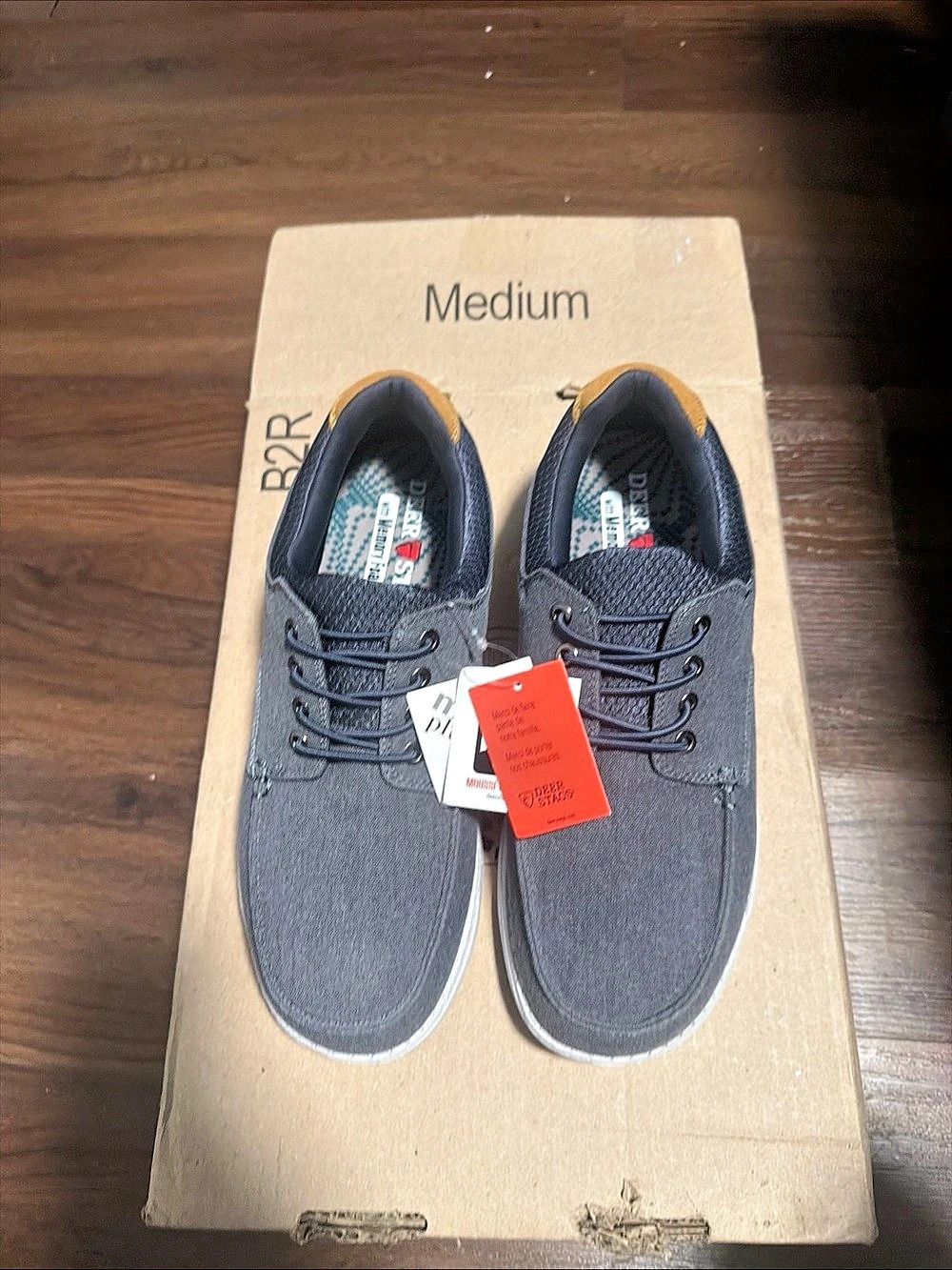 Deer Stags Island Stags w Memory Foam Mens Sz 9.5